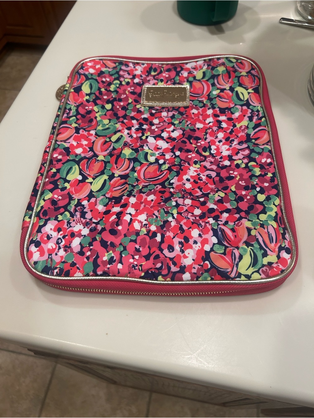 Lilly Pulitzer Floral Multi-Color Padded Tablet Sleeve